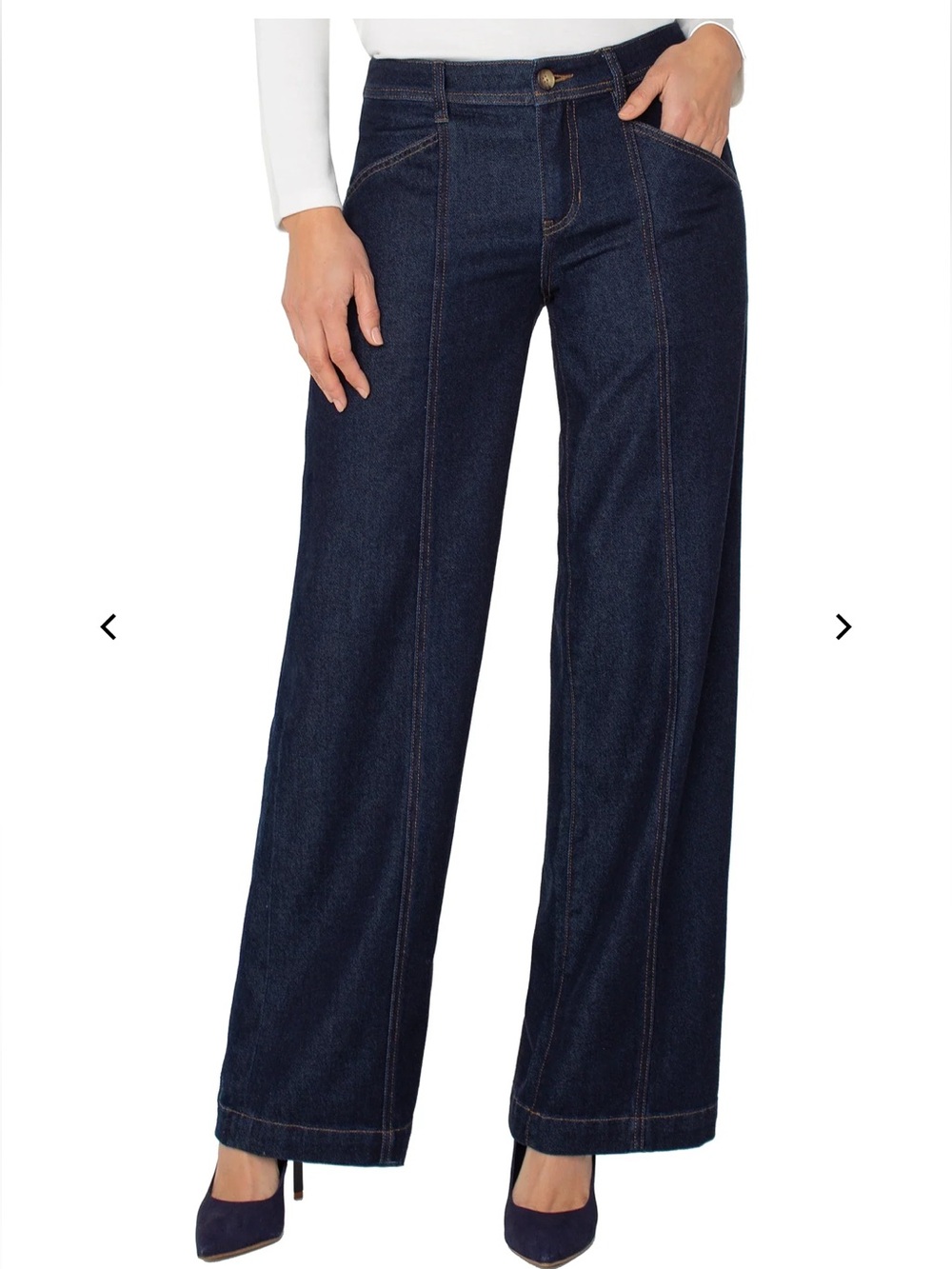 Liverpool Los Angeles Mid-Rise Trouser Wide Leg